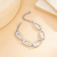 Thumbnail for Geometric Chunky Hoop Cable Chain Choker Necklace Bracelet