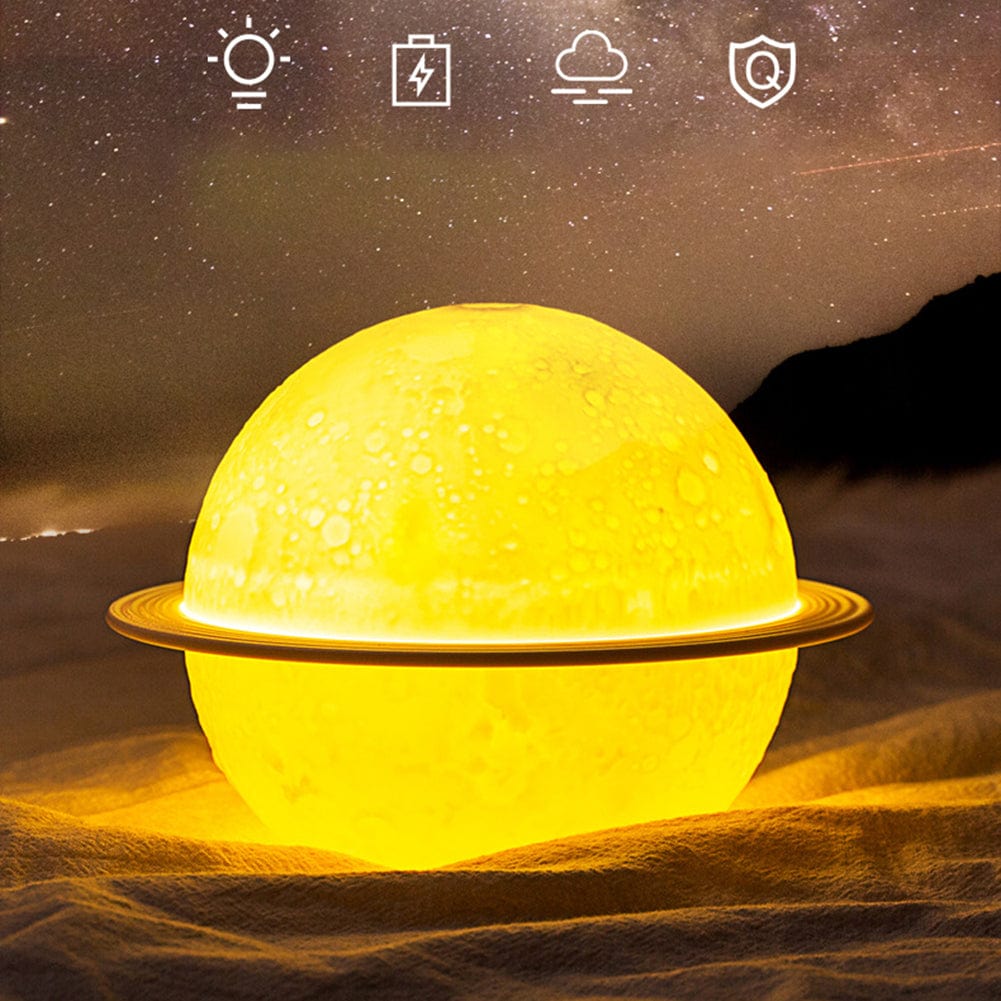 3D Moon Air Humidifier Night Light - ArtGalleryZen
