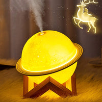 Thumbnail for 3D Moon Air Humidifier Night Light - ArtGalleryZen