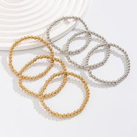 Thumbnail for 6 Pcs Two Tone Ball Chain Stackable Bracelet Set - ArtGalleryZen