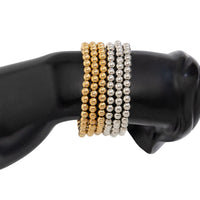Thumbnail for 6 Pcs Two Tone Ball Chain Stackable Bracelet Set - ArtGalleryZen