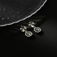 Thumbnail for Chic Square Rhinestone Dangle Earrings