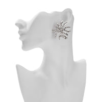 Thumbnail for Abstract Gold Silver Plated Firework Earrings - ArtGalleryZen