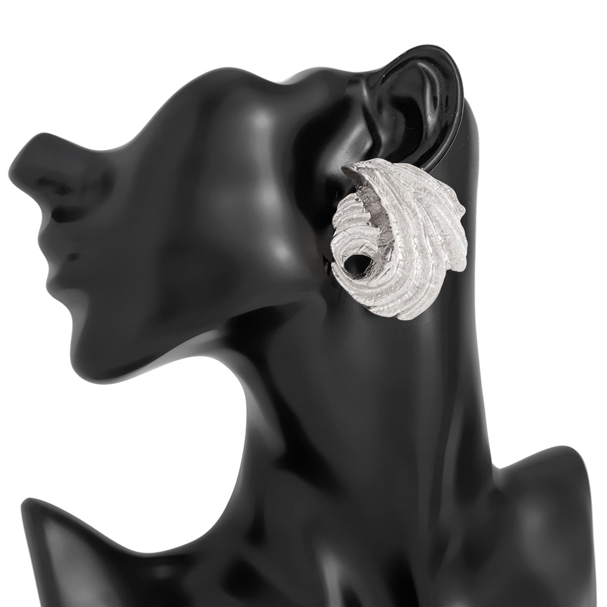 Abstract Gold Silver Plated Wing Shaped Stud Earrings - ArtGalleryZen