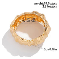 Thumbnail for Abstract Pumpkin Pattern Wide Cuff Bangle Bracelet - ArtGalleryZen
