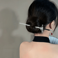 Thumbnail for Ancient Style Crystal Pendant Sword Hair Fork Hair Pin - ArtGalleryZen