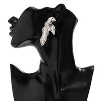 Thumbnail for Attractive Gold Silver Plated Butterfly Wings Earrings - ArtGalleryZen