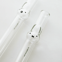 Thumbnail for Authentic Goodglas Miffy Handmade Glass Straw - ArtGalleryZen