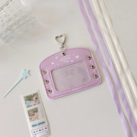 Thumbnail for Ballet Style Ribbon Bowknot Kpop Keychain Photocard Holder - ArtGalleryZen
