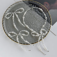 Thumbnail for Baroque Pearl Seed Beaded Bowknot Necklace Earrings Set - ArtGalleryZen