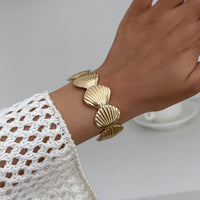 Thumbnail for Beach Style Shell Bangle Bracelet - ArtGalleryZen