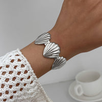 Thumbnail for Beach Style Shell Bangle Bracelet - ArtGalleryZen