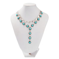 Thumbnail for Bohemia 2pcs Turquoise Heart Chain Y Necklace Set - ArtGalleryZen