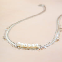 Thumbnail for Bohemia 3Pcs Layered Herringbone Pearl Belly Chain Set - ArtGalleryZen