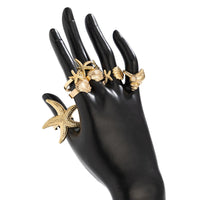Thumbnail for Bohemia 7pcs Chunky Starfish Conch Shell Ring Set - ArtGalleryZen