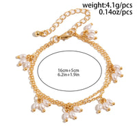 Thumbnail for Bohemia Chic Layered Pearl Tassel Bracelet - ArtGalleryZen