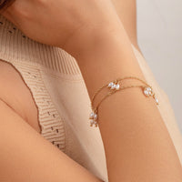Thumbnail for Bohemia Chic Layered Pearl Tassel Bracelet - ArtGalleryZen