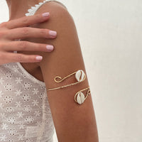 Thumbnail for Bohemia Conch Charm Arm Cuff - ArtGalleryZen