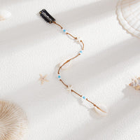 Thumbnail for Bohemia Conch Seed Beaded Chain Hair Clip - ArtGalleryZen