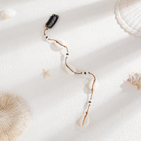 Thumbnail for Bohemia Conch Seed Beaded Chain Hair Clip - ArtGalleryZen