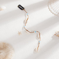 Thumbnail for Bohemia Conch Seed Beaded Chain Hair Clip - ArtGalleryZen
