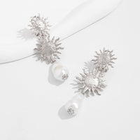 Thumbnail for Bohemia Dangling Sun Pearl Earrings - ArtGalleryZen