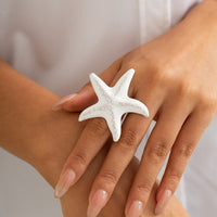 Thumbnail for Bohemia Enamel Starfish Ring - ArtGalleryZen