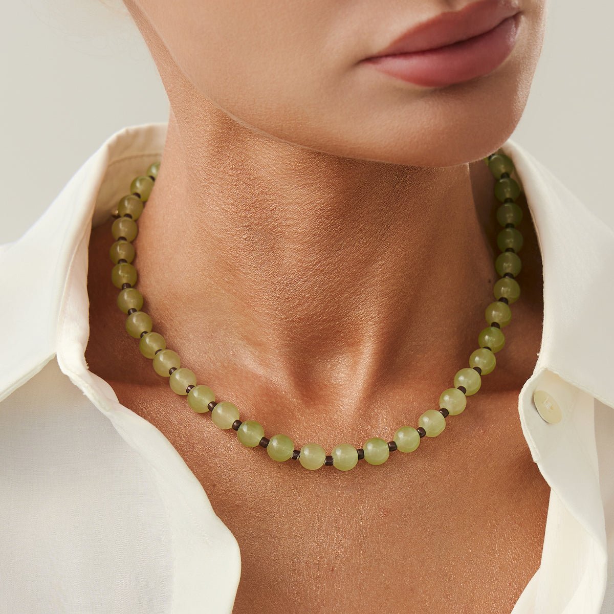Bohemia Glass Seed Beaded Necklace - ArtGalleryZen