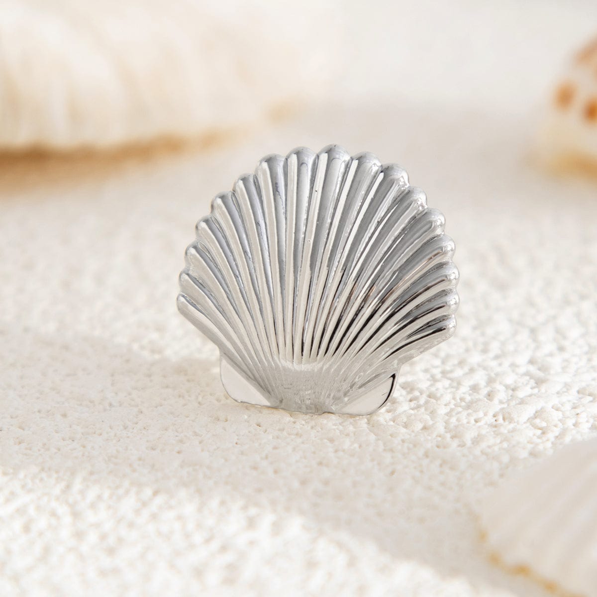 Bohemia Gold Silver Plated Shell Ear Cuff Earring - ArtGalleryZen