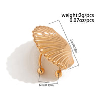 Thumbnail for Bohemia Gold Silver Plated Shell Ear Cuff Earring - ArtGalleryZen