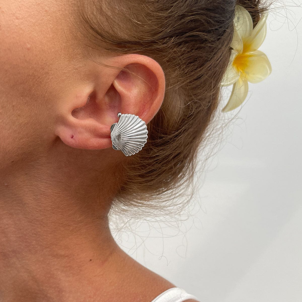 Bohemia Gold Silver Plated Shell Ear Cuff Earring - ArtGalleryZen
