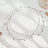 Thumbnail for Bohemia Layered Conch Shell Starfish Tassel Belly Chain - ArtGalleryZen