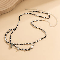 Thumbnail for Bohemia Layered Crystal Beaded Bowknot Pattern Belly Chain - ArtGalleryZen