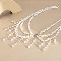 Thumbnail for Bohemia Layered Pearl Tassel Waist Chain - ArtGalleryZen