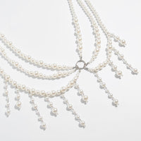 Thumbnail for Bohemia Layered Pearl Tassel Waist Chain - ArtGalleryZen