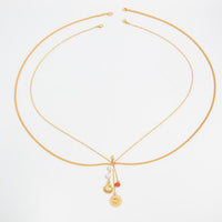 Thumbnail for Bohemia Layered Sun Shell Crystal Stone Tassel Bikini Body Chain - ArtGalleryZen