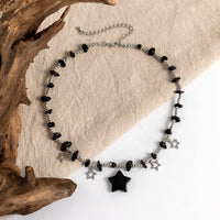 Thumbnail for Bohemia Star Tassel Turquoise Stone Choker Necklace - ArtGalleryZen