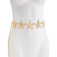 Thumbnail for Bohemia Textured Starfish Waist Chain - ArtGalleryZen