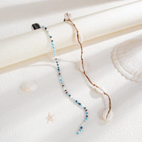 Thumbnail for Boho 2pcs Conch Seed Beaded Chain Hair Clip Set - ArtGalleryZen