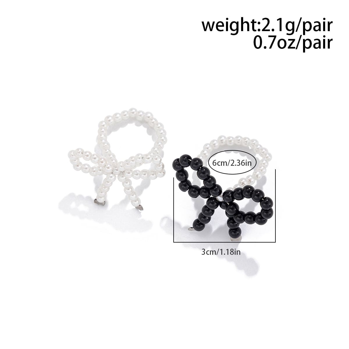 Boho 2Pcs Pearl Beaded Bowknot Ring Set - ArtGalleryZen