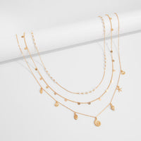 Thumbnail for Boho 3pcs Conch Shell Starfish Tassel Pearl Waist Chain Set - ArtGalleryZen