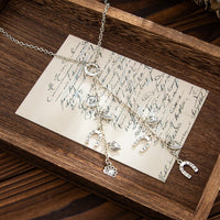 Thumbnail for Boho Antique Gold Silver Tone Lucky Horseshoe Heart Pendant Y Necklace - ArtGalleryZen