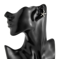 Thumbnail for Boho Gold Silver Plated Starfish Ear Cuff Earring - ArtGalleryZen
