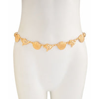 Thumbnail for Boho Gold Silver Tone Conch Shell Waist Chain - ArtGalleryZen