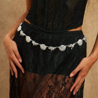 Thumbnail for Boho Gold Silver Tone Conch Shell Waist Chain - ArtGalleryZen