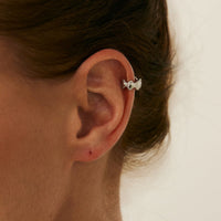 Thumbnail for Boho Gold Silver Tone Shell Ear Cuff Earring - ArtGalleryZen