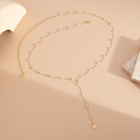 Thumbnail for Boho Heart Charm Pearl Waist Chain - ArtGalleryZen