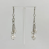 Thumbnail for Boho Hollow Star Pearl Tassel Earrings - ArtGalleryZen