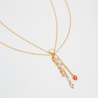 Thumbnail for Boho Layered Pearl Crystal Stone Tassel Bikini Body Chain - ArtGalleryZen
