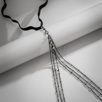 Thumbnail for Boho Layering Rhinestone Inlaid Elastic Saturn Thigh Leg Chain - ArtGalleryZen
